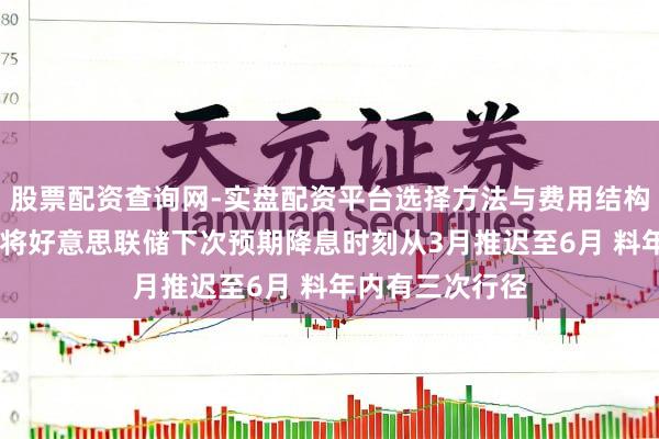 股票配资查询网-实盘配资平台选择方法与费用结构解析 谈明证券将好意思联储下次预期降息时刻从3月推迟至6月 料年内有三次行径